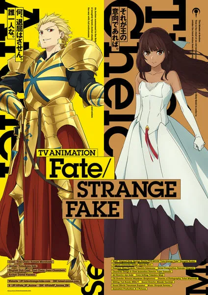 Fate/strange Fake: Pengumuman Cast dan Visual Karakter, Premiere di L.A. November