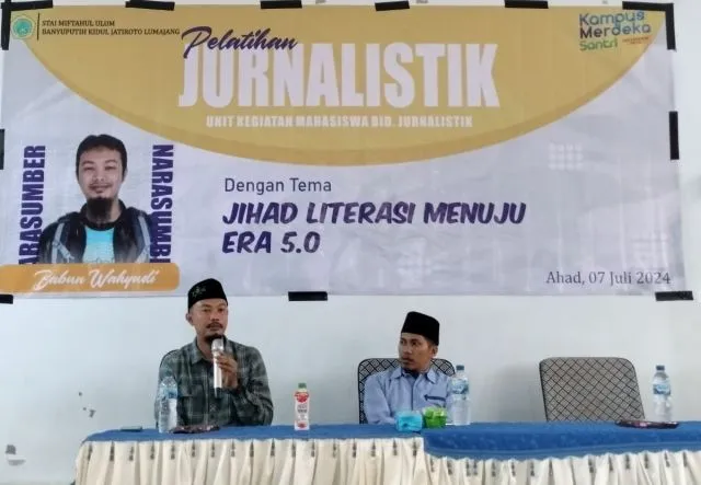 UKM-J STAI Miftahul Ulum Bakid Lumajang Gelar Pelatihan Jurnalistik