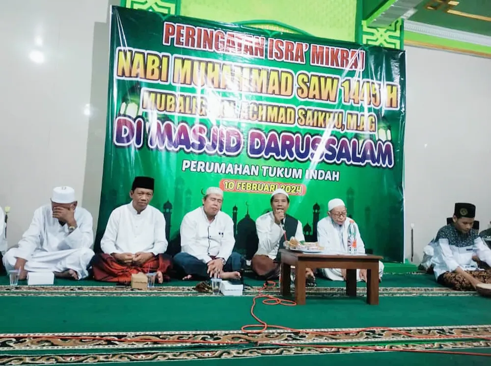 Masyarakat Perum Tukum Indah Sambut Isra Mikraj dengan Kebahagiaan dan Refleksi Spiritual