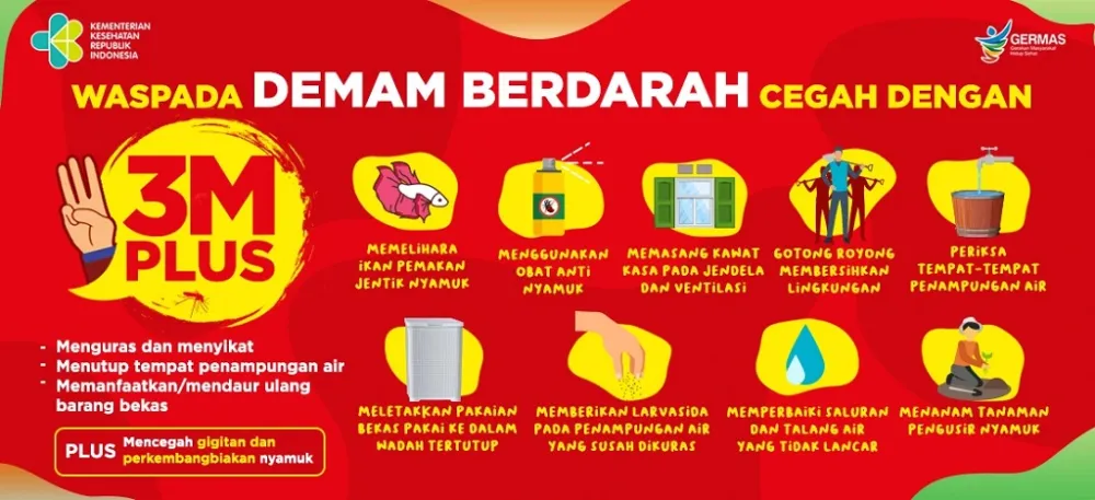 Pahami PSN 3M Plus, Langkah Sederhana yang Efektif Cegah Demam Berdarah