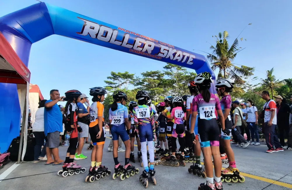 Lintasan Half Marathon Mahameru Open Roller Skate #3 Suguhkan Keindahan Alam Pesisir Pantai Selatan Lumajang