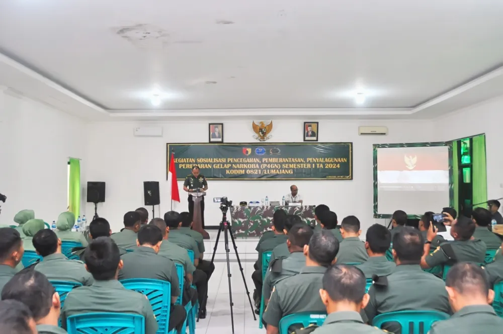 P4GN, Upaya Terpadu TNI dan BNNK Lumajang dalam Mengatasi Peredaran Narkoba