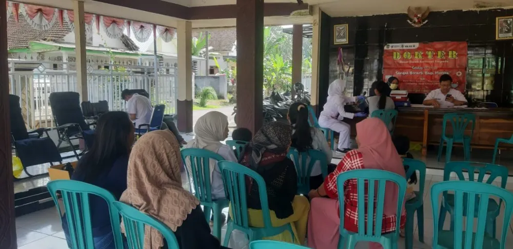 PMI Lumajang Gelar Donor Darah di Kertosari, Stok Darah B Habis
