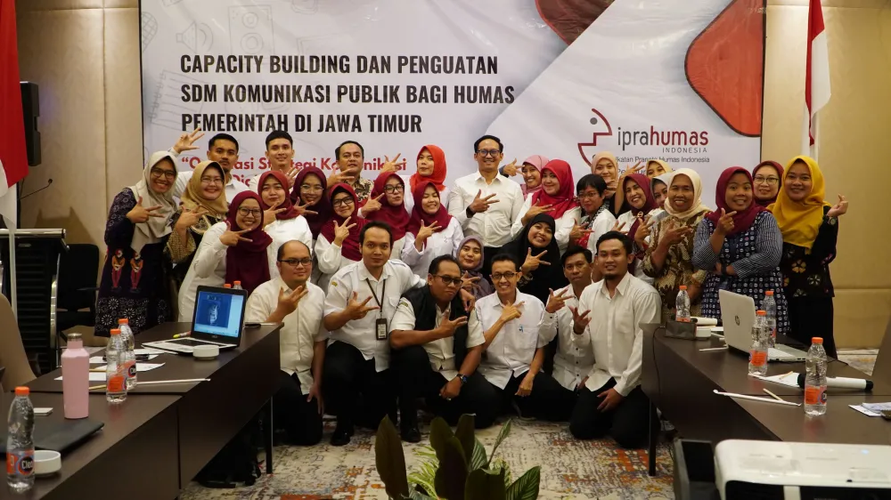 Tingkatkan Kompetensi Komunikasi Publik Digital, DPC IPrahumas Jatim Gelar Capacity Building