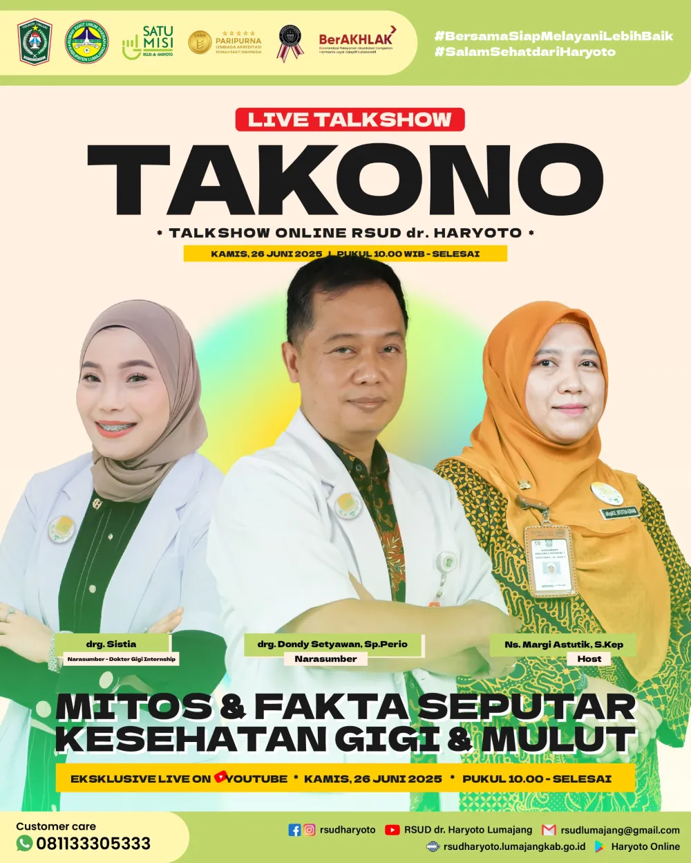 MITOS DAN FAKTA SEPUTAR KESEHATAN GIGI DAN MULUT