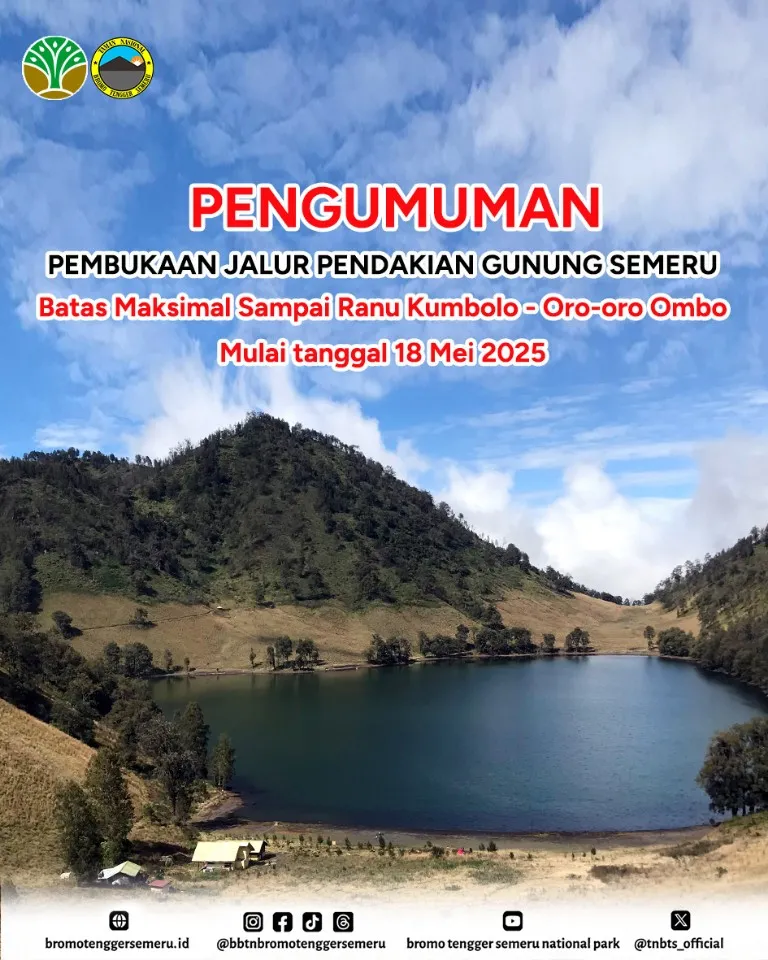 Ranu Kumbolo Menanti, BB TNBTS Ajak Pendaki Jadi Mitra Penjaga Alam
