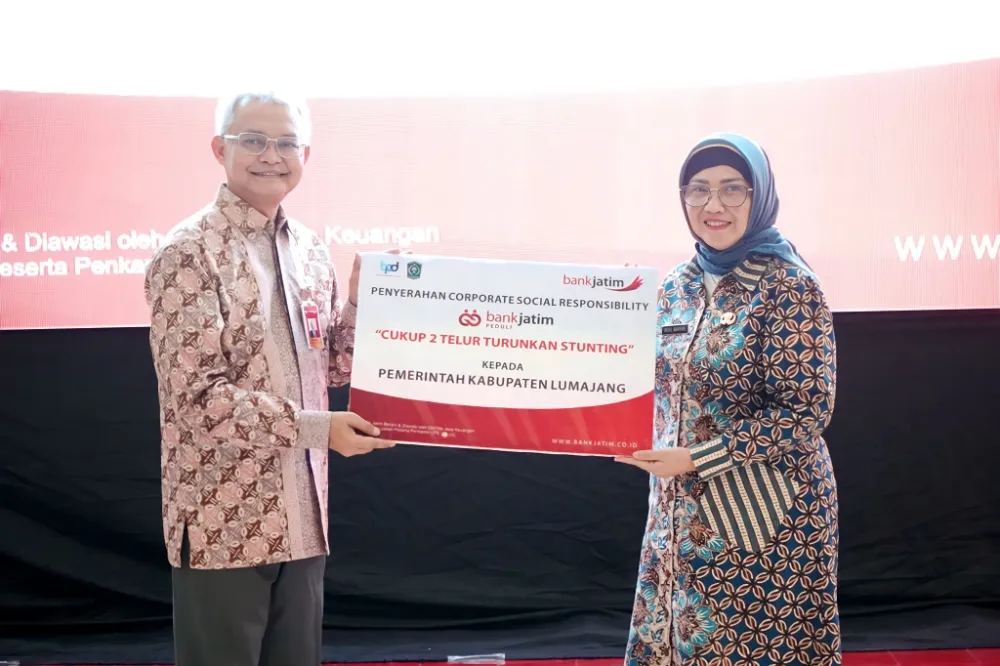 Pemkab Apresiasi Program CSR 120 Ribu Telur dari Bank Jatim untuk Turunkan Angka Stunting di Lumajang