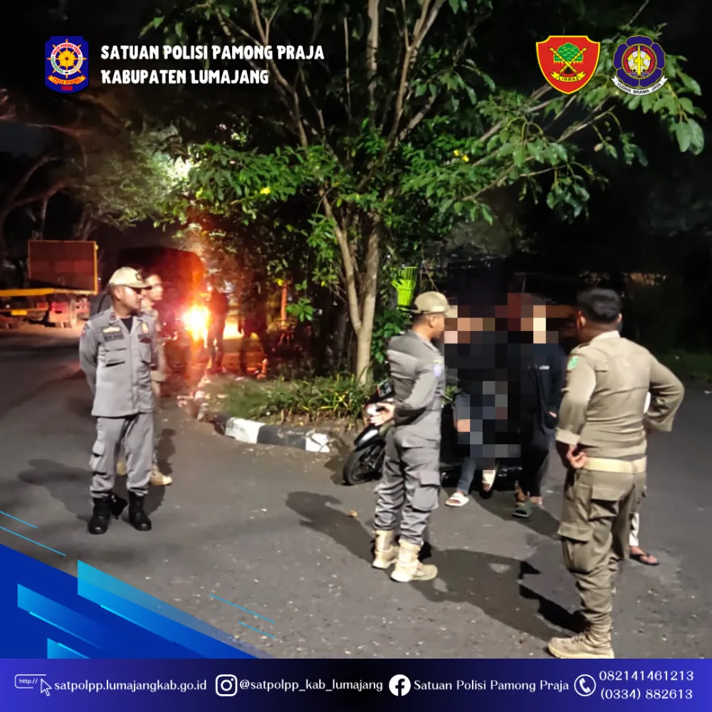 Patroli Sabtu Malam di Wilayah Kota