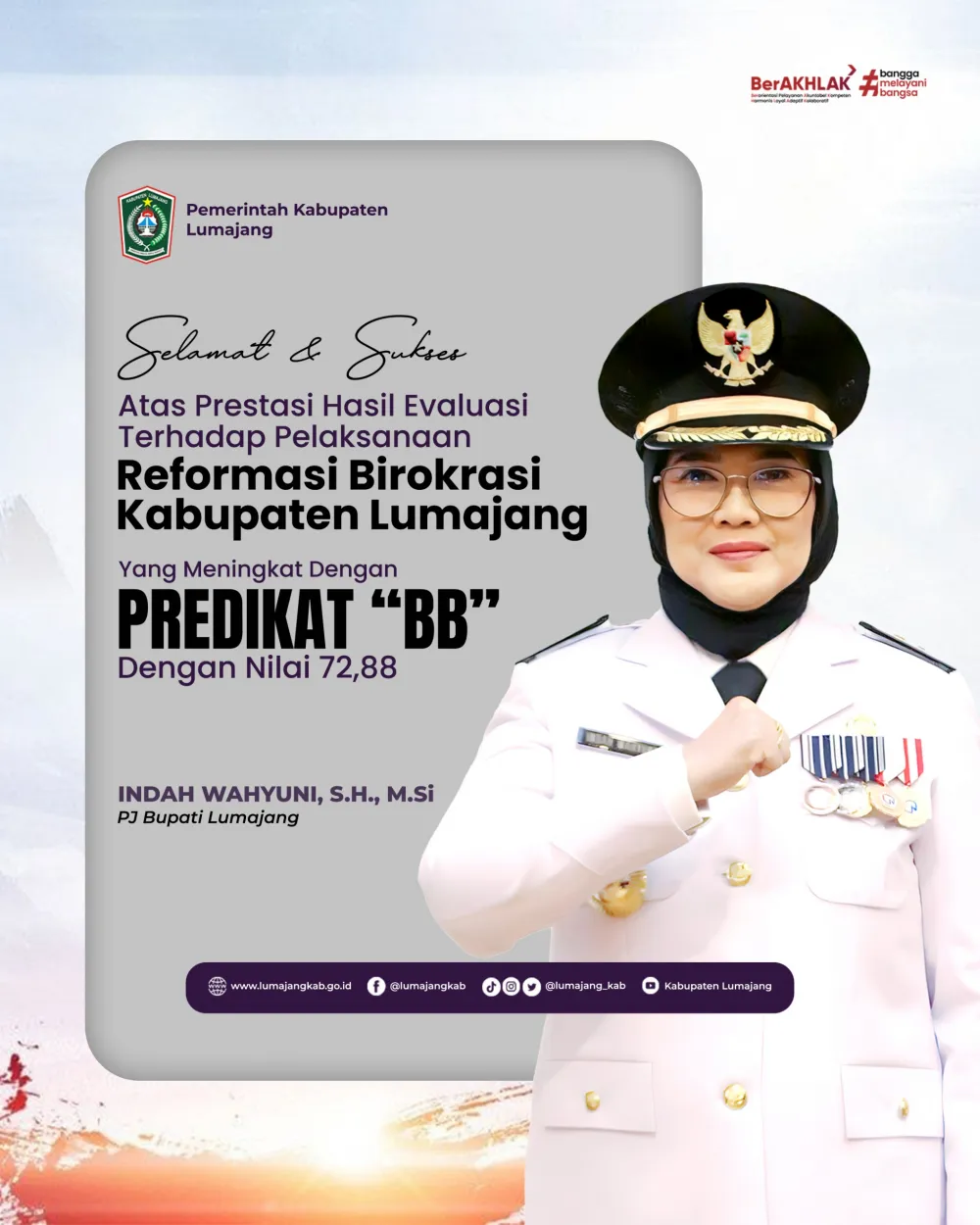 Nilai Reformasi Birokrasi Lumajang Meningkat, Pj. Bupati : Birokrasi Harus Lincah, Cepat dan Kolaboratif