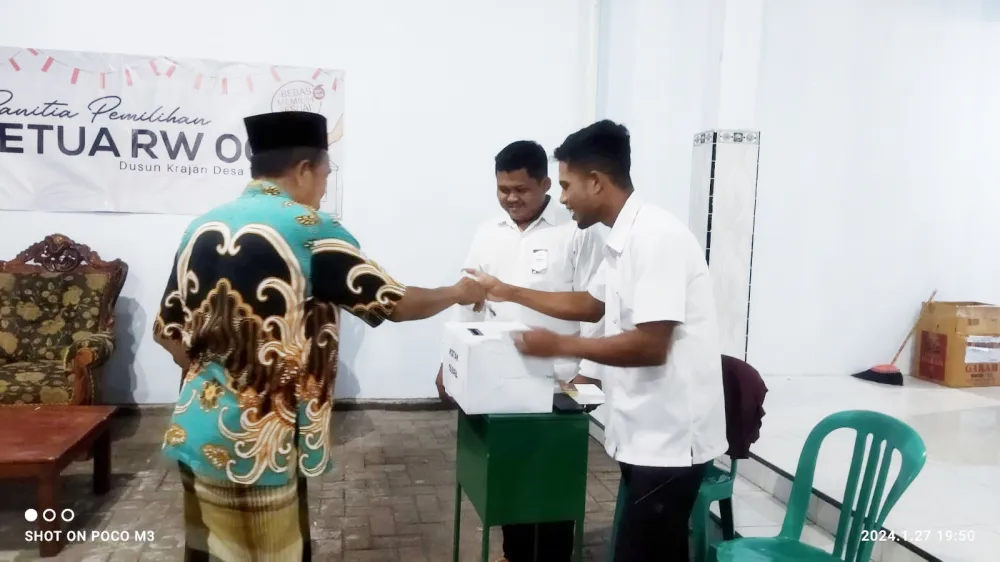 Pembangunan Kompak dan Religius: Misi Ketua RW 008 Dusun Krajan Desa Tukum Terpilih