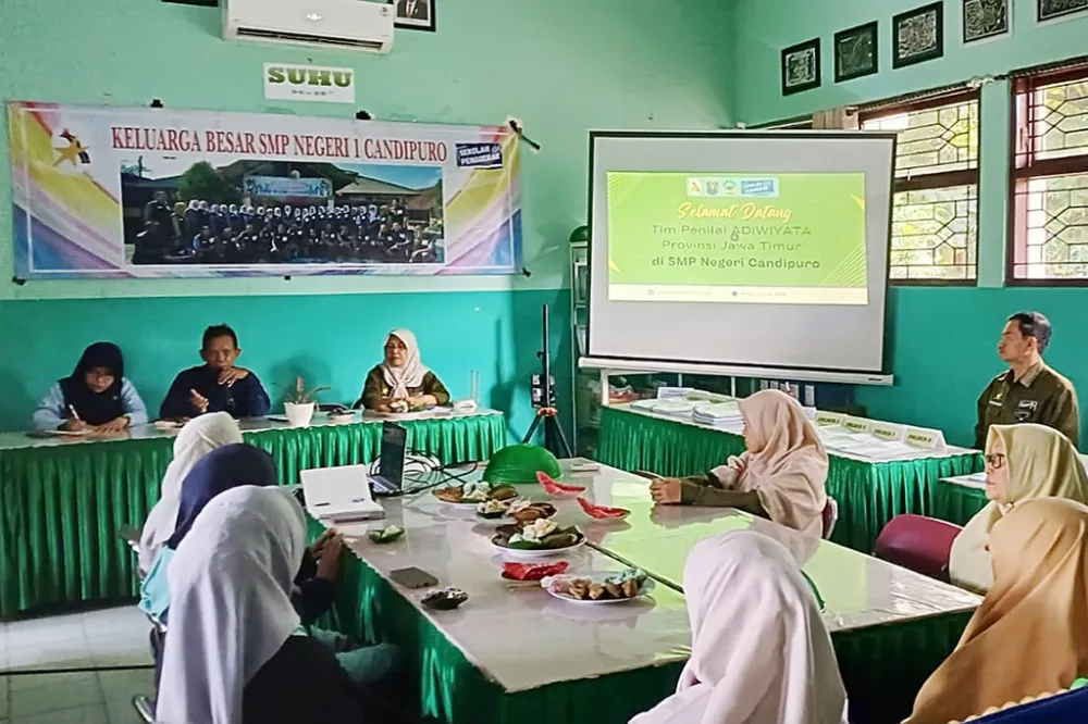 Verifikasi Lapangan Sekolah Adiwiyata, Lumajang Bidik Prestasi Tingkat Provinsi Jatim