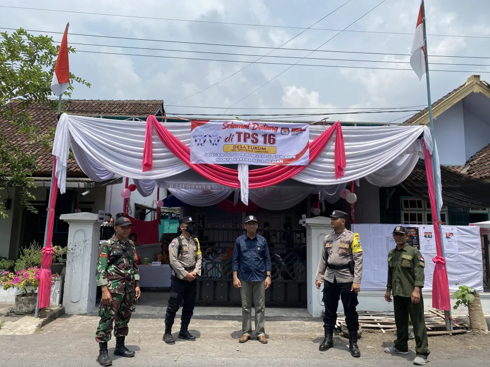 Proses Pemungutan dan Perhitungan Suara Pemilu 2024 di Desa Tukum Berlangsung Aman dan Kondusif