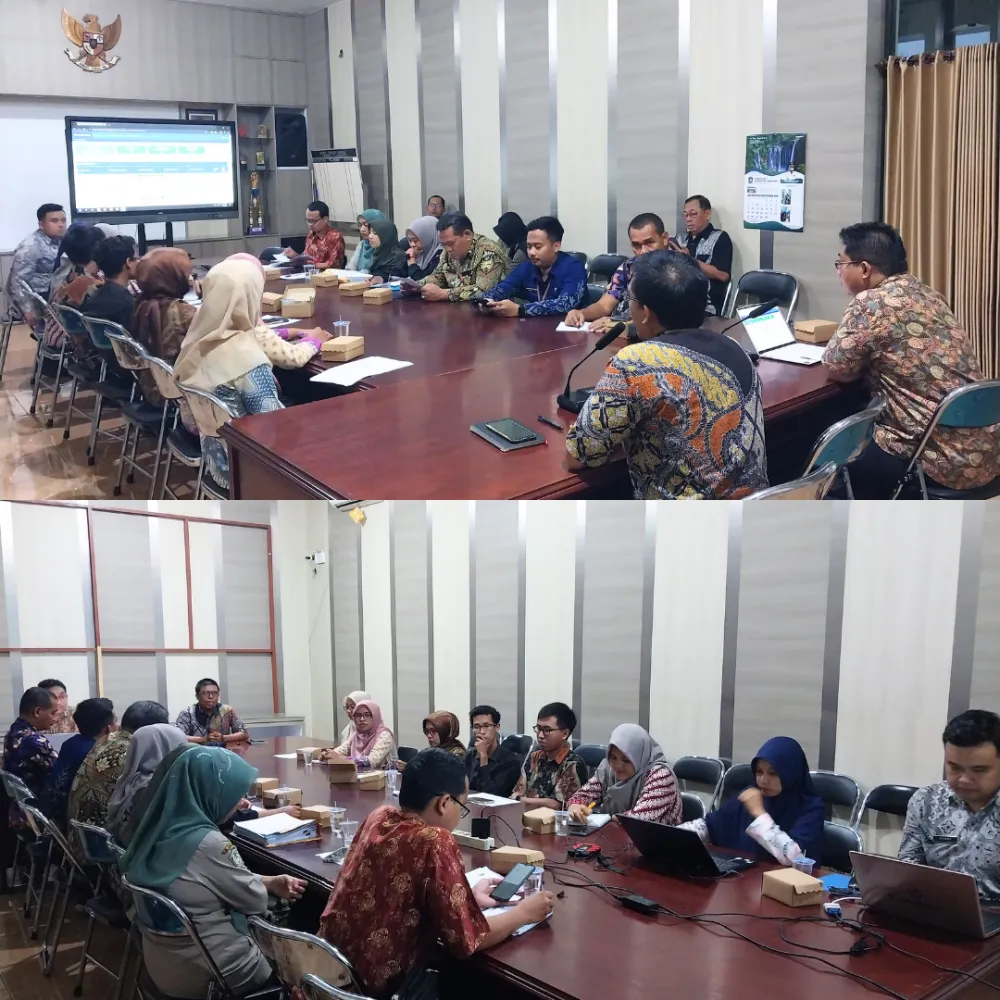 Rapat Evaluasi Penerapan SPM Tahun 2023 dan Monitoring Persiapan Pelaporan Penerapan SPM Triwulan I Tahun 2024