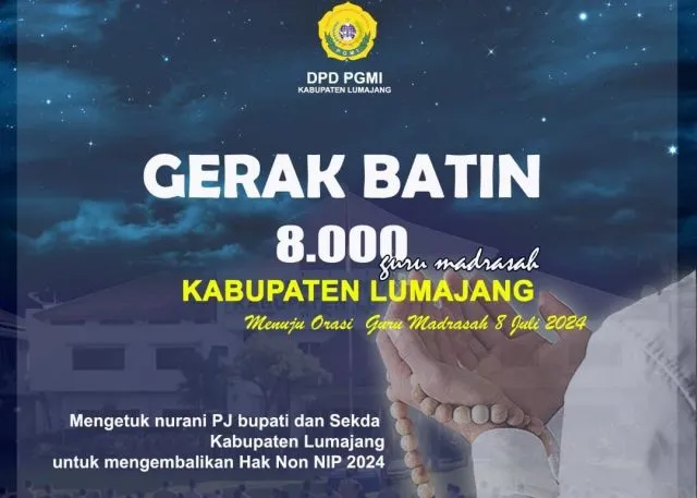 Ribuan Guru Non NIP Akan Demo Pj Bupati dan Sekda Lumajang