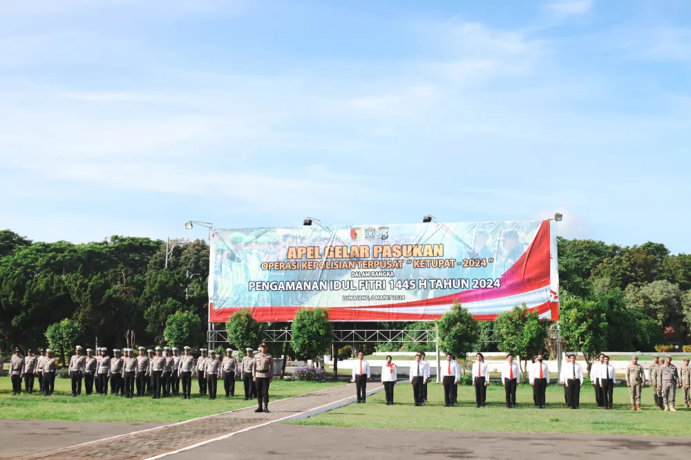 Pasukan Gabungan di Lumajang Siap Amankan Mudik Lebaran 2024