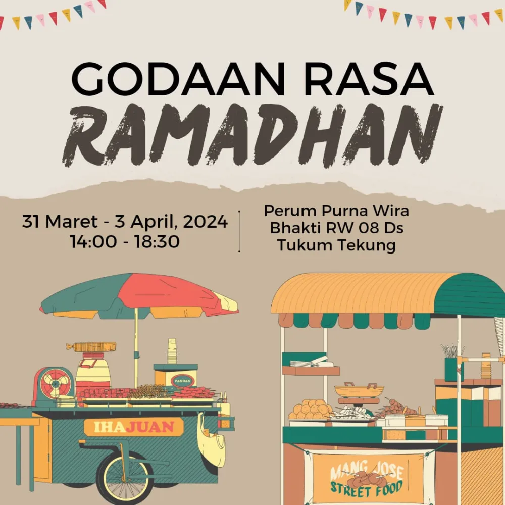 Perubahan Jadwal, Acara Godaan Rasa Ramadan Tukum Kini Digelar 31 Maret - 3 April