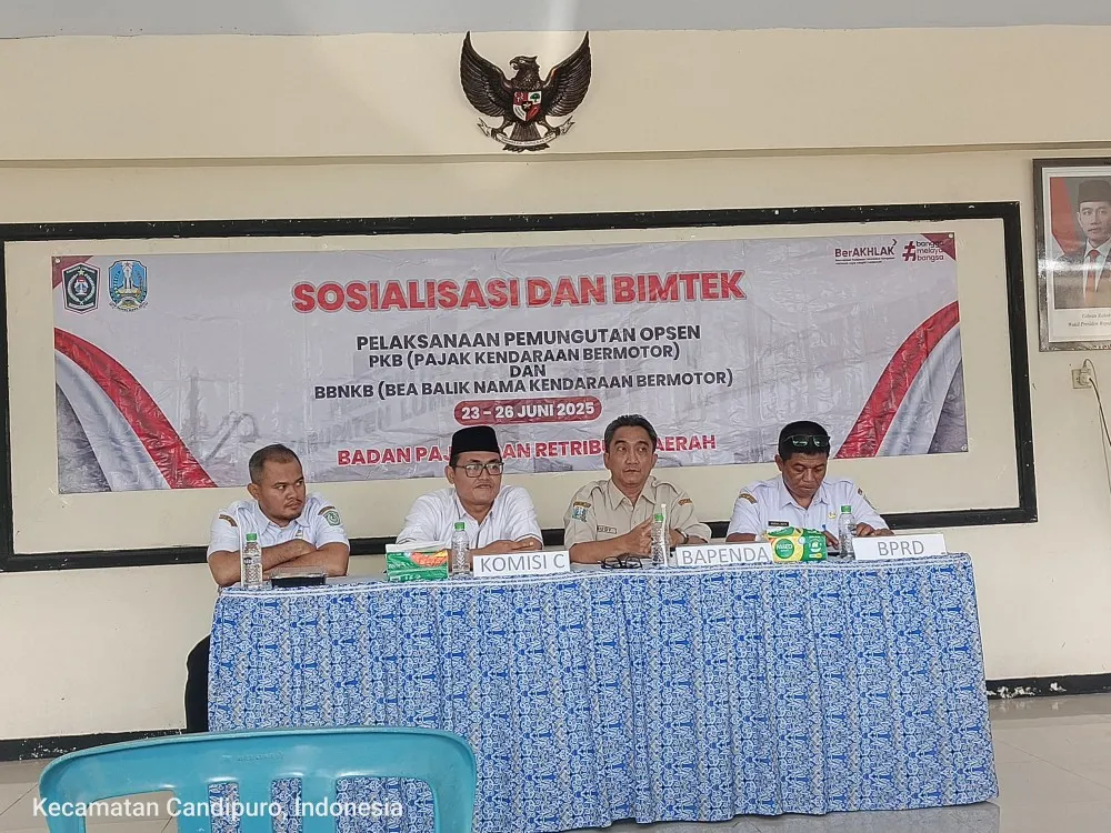 BPRD Lumajang Gelar Bimtek Opsen PKB & BBNKB: Tingkatkan Kapasitas Perangkat Desa dalam Pengelolaan Pajak Daerah