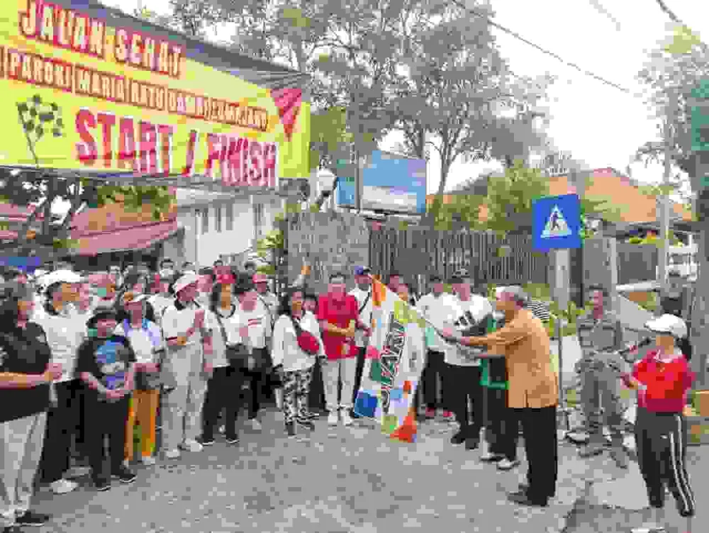 Jalan santai peringati HUT ke-89 berlangsung aman